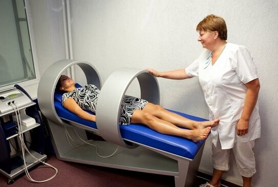 Os procedimentos magnéticos pertencem ao tratamento fisioterapêutico e compõem um curso de 10 sessões