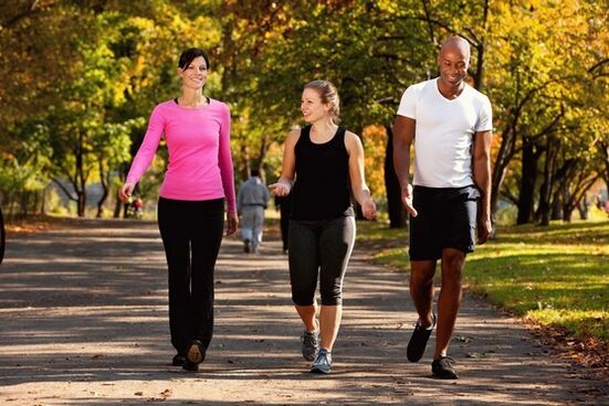 Caminhadas para a prevenção de doenças conjuntas
