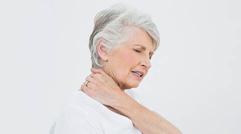 dor no pescoço é a causa da osteocondrose cervical